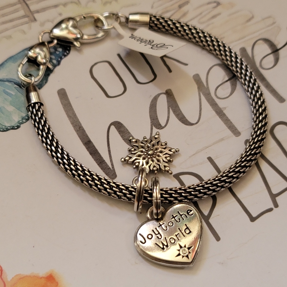 Joy to the world Brighton bracelet with charms